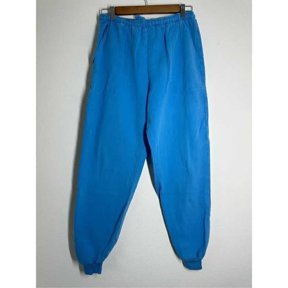 Vintage Wek The World Sport  Denim Joggers Blue Sz 1 * Notes